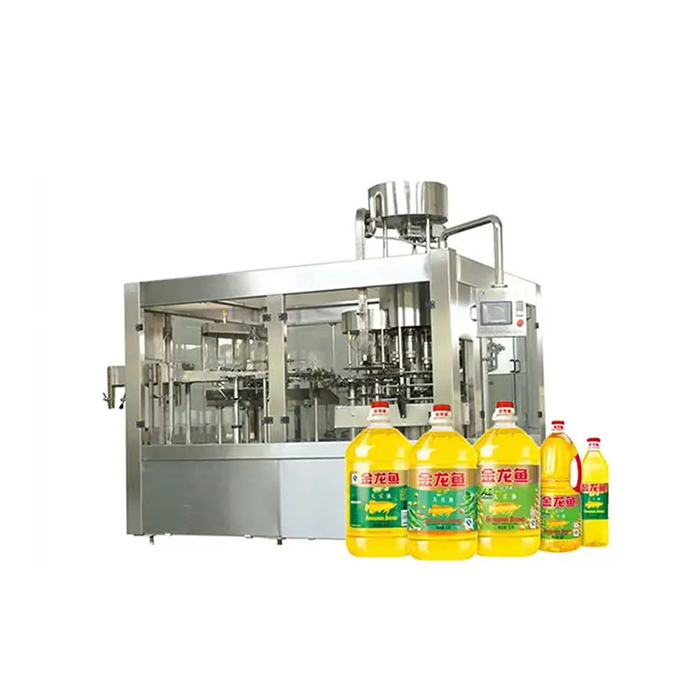 ម៉ាស៊ីនបំពេញដបប្រេង Liquid Filling Capping Sealing 3 in 1 Filling Machine