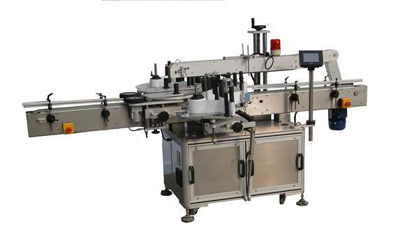 ម៉ាស៊ីនដាក់ស្លាកដបប្លាស្ទិចទ្វេរដងសម្រាប់សាប៊ូកក់សក់។